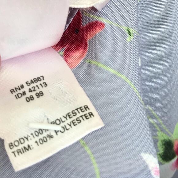 Y2K 90s Victoria’s Secret Floral Slip Dress Nightie - Picture 6 of 7